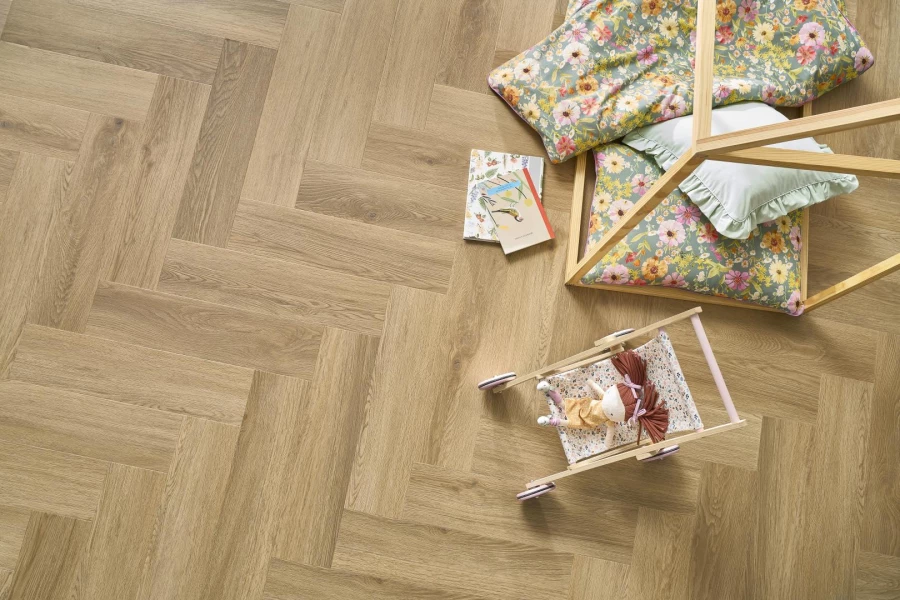 Vinylgolv fiskben Burbon Oak, klass 33