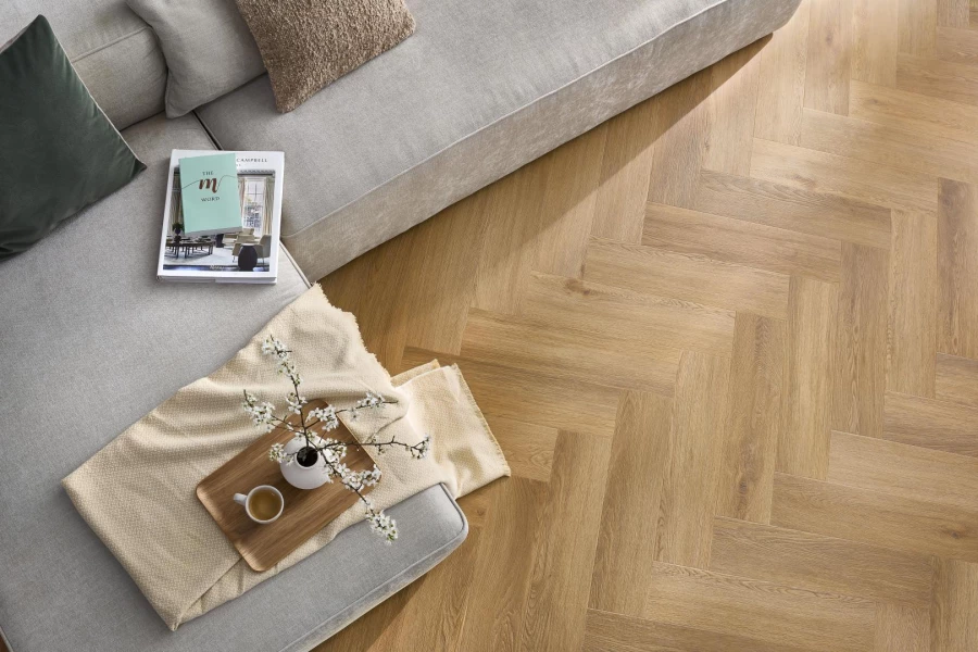 Vinylgolv fiskben Burbon Oak, klass 33