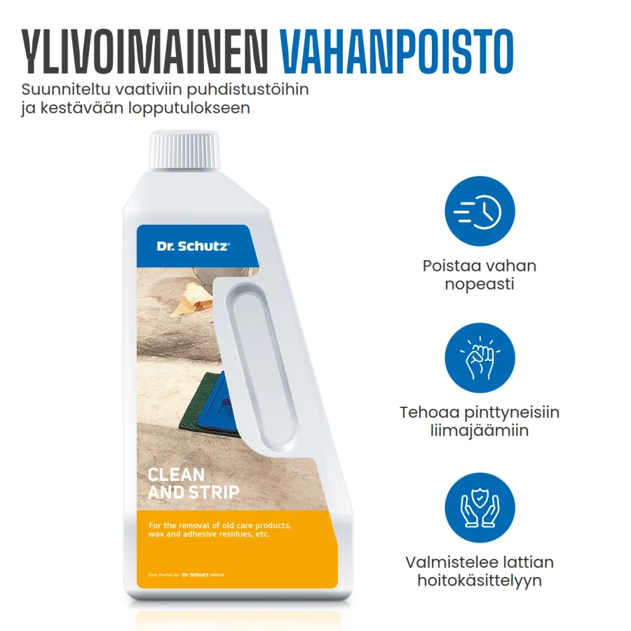 Dr. Schutz Clean & Strip grundrengöringsmedel