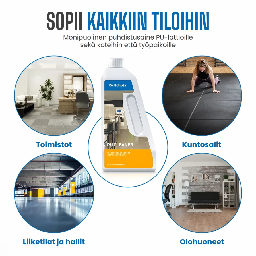 Dr. Schutz PU Cleaner rengöringsmedel för vinylgolv