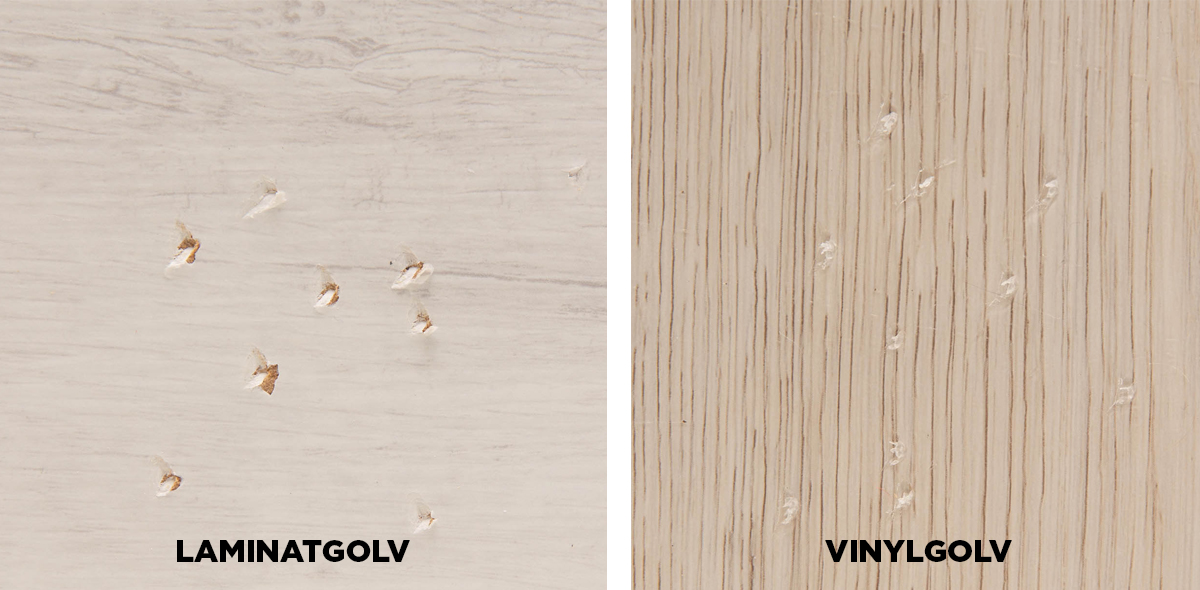 Ljust laminat vs vinylgolv